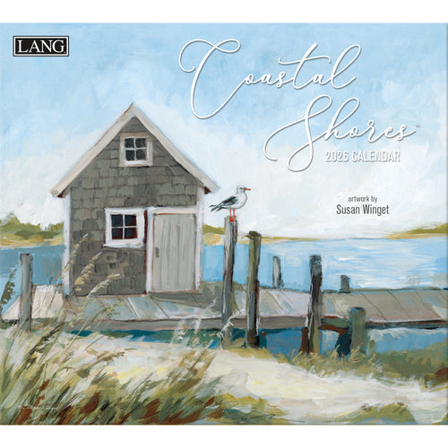 Lang Coastal Shores 2026 Wall Calendar