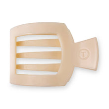 Square Flat Hair Clip | Almond Beige