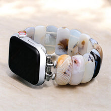 Ivory Dune Agate Stretch Apple Watch Strap