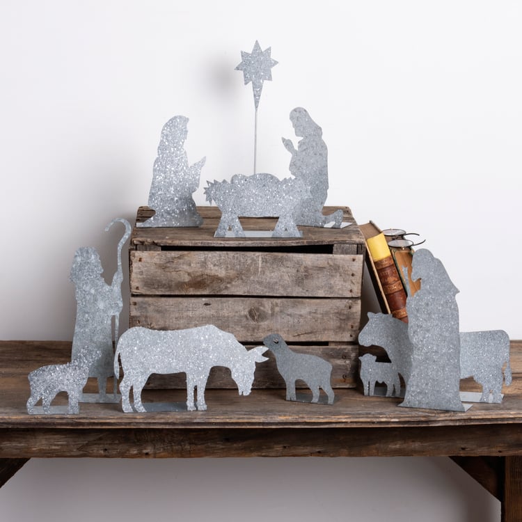 Nativity Scene Stand Up Set