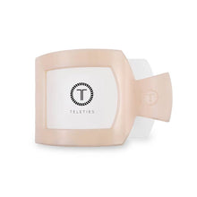 Square Flat Hair Clip | Almond Beige