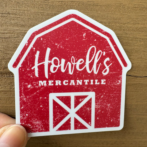 Howell's Mercantile Barn Sticker