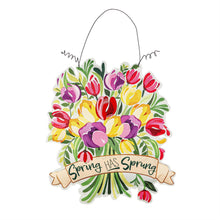 Happy Valentine's Day Floral Wreath/ Spring has Sprung Double Sided Estate Door Decor