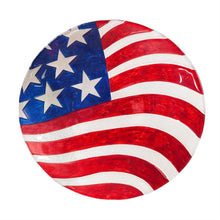 American Classic Birdbath, American Flag