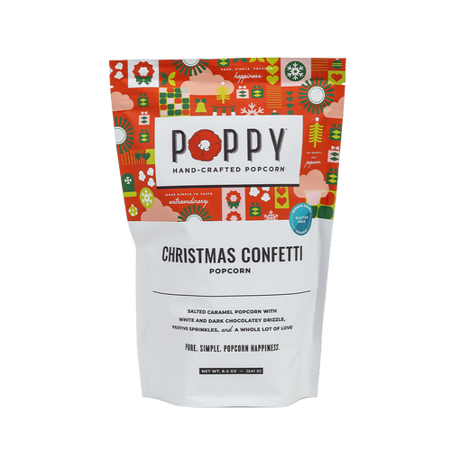 Poppy Hand-Crafted Popcorn | Christmas Confetti