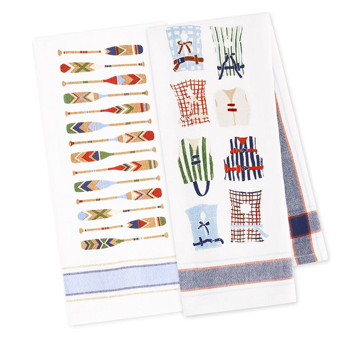At the Lake Printed Floursack Towel