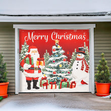 Merry Christmas Single Garage Door Cover