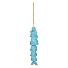 Iridescent Ceramic Mermaid Garden Bell