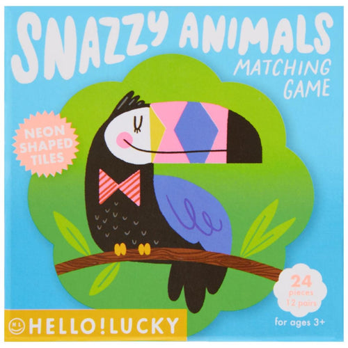 Hello!Lucky Snazzy Animals Memory Match Game