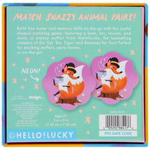 Hello!Lucky Snazzy Animals Memory Match Game