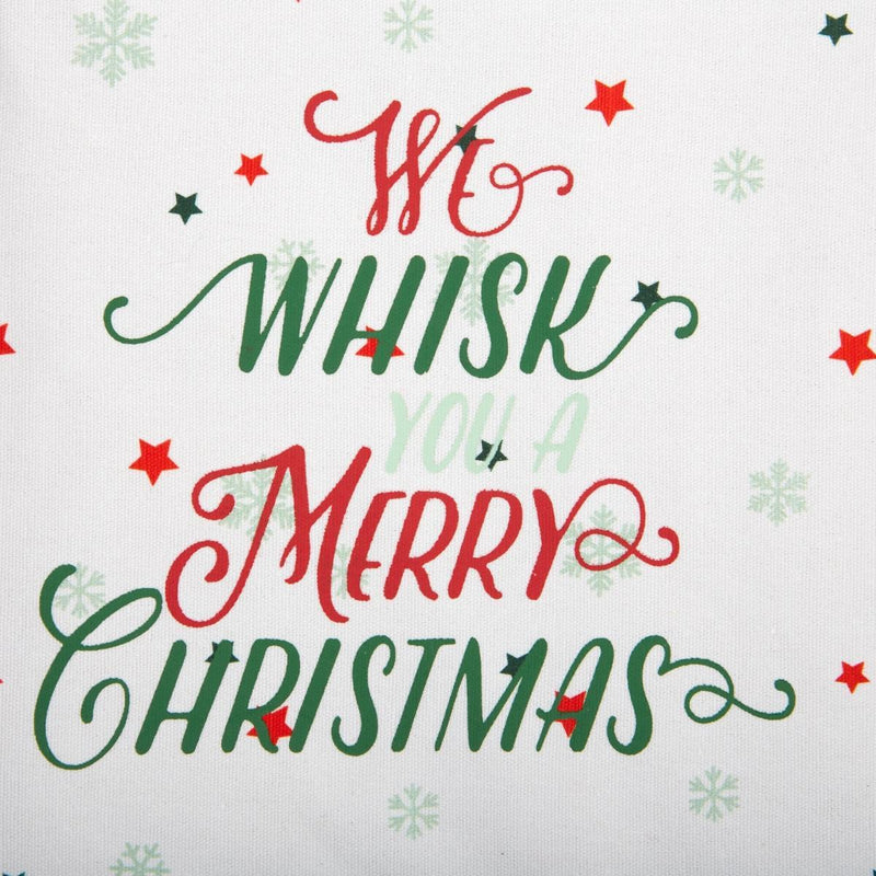 We Wisk You A Merry Christmas Towel with Whisk