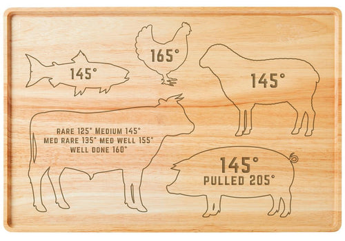 Grilling Platter Wood Rectangular Platter