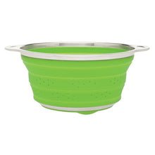 HIC Kitchen Collapsible Colander, Silicone, 9.5in