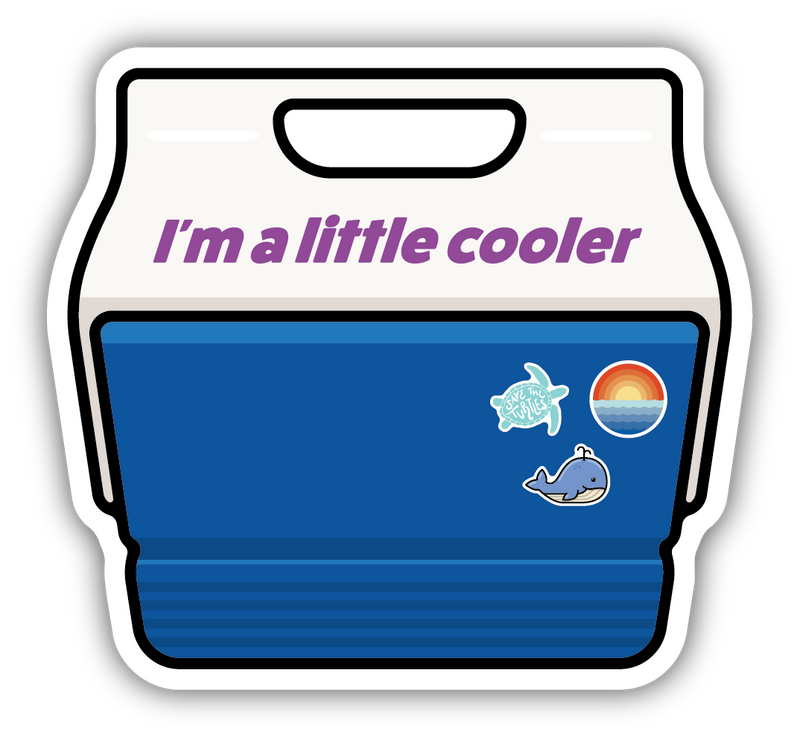 Retro Cooler Sticker
