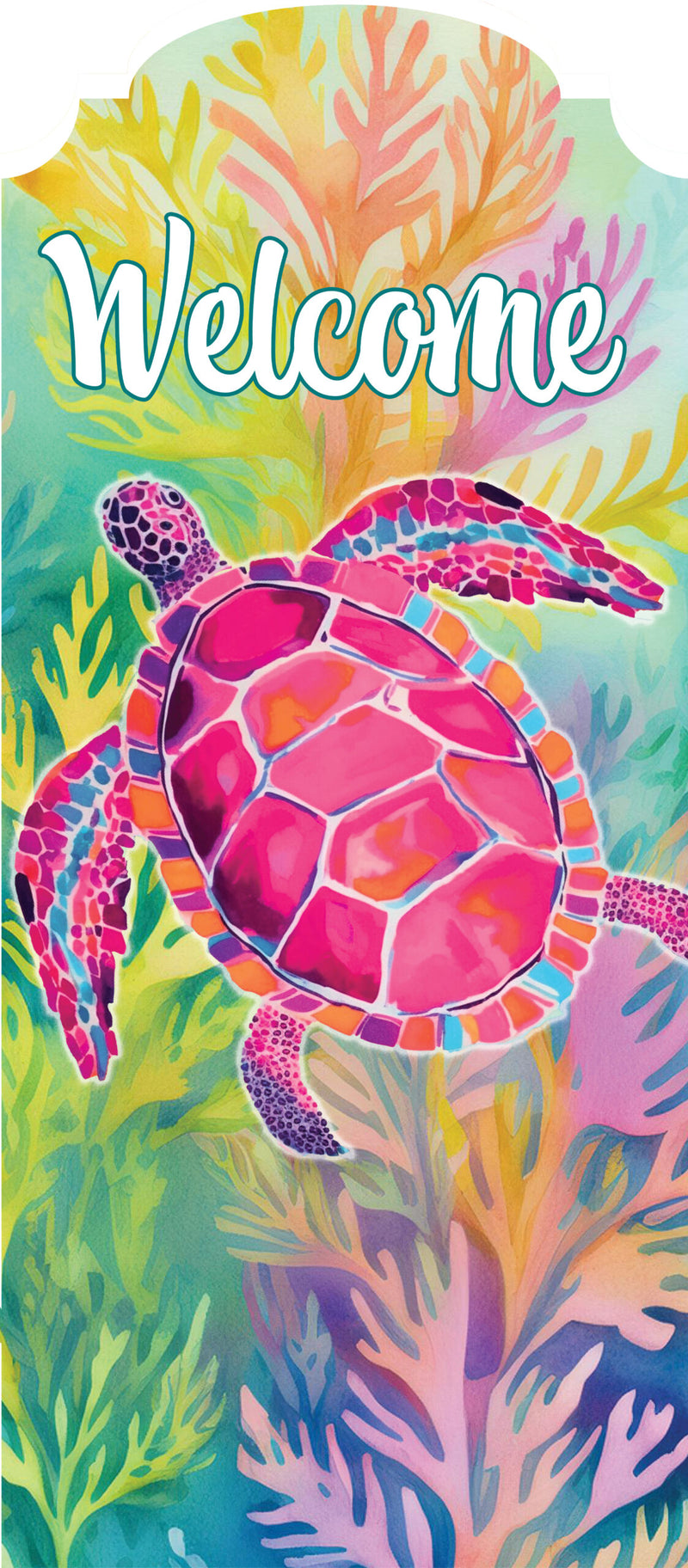 Watercolor Turtles-YarDecor