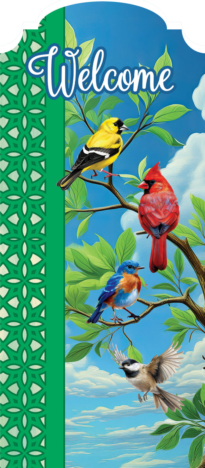 Bird Branch-YarDecor