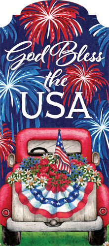 Patriotic Truck-YarDecor