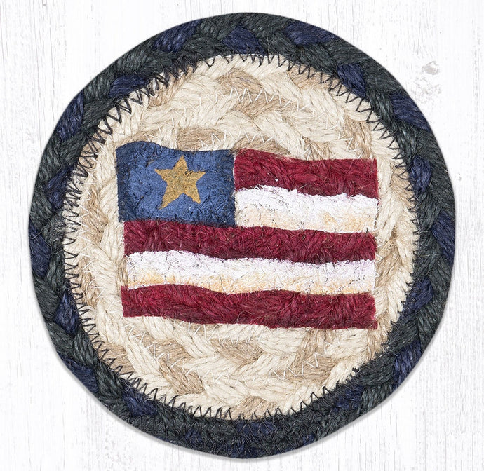 Primitive Star Flag Coaster