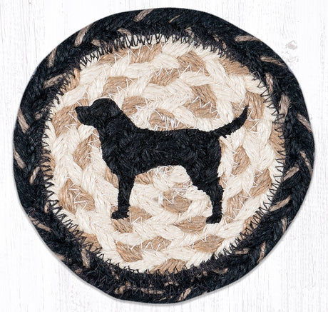 Black Lab Silh Coaster