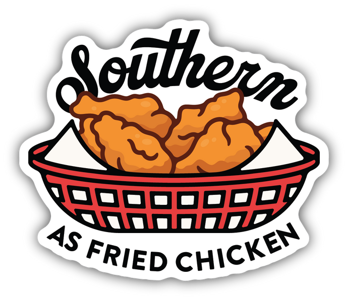 Southern As Fried Chicken Sticker
