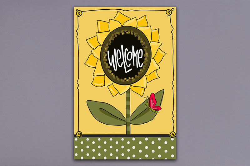Sunflower Garden Flag