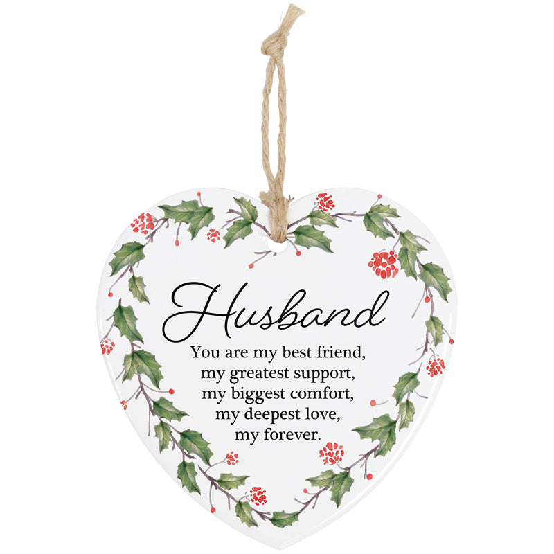 "Husband" Heart Ornament