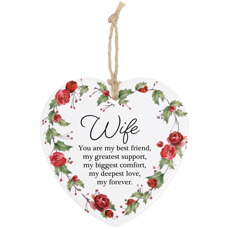 "Wife" Heart Ornament