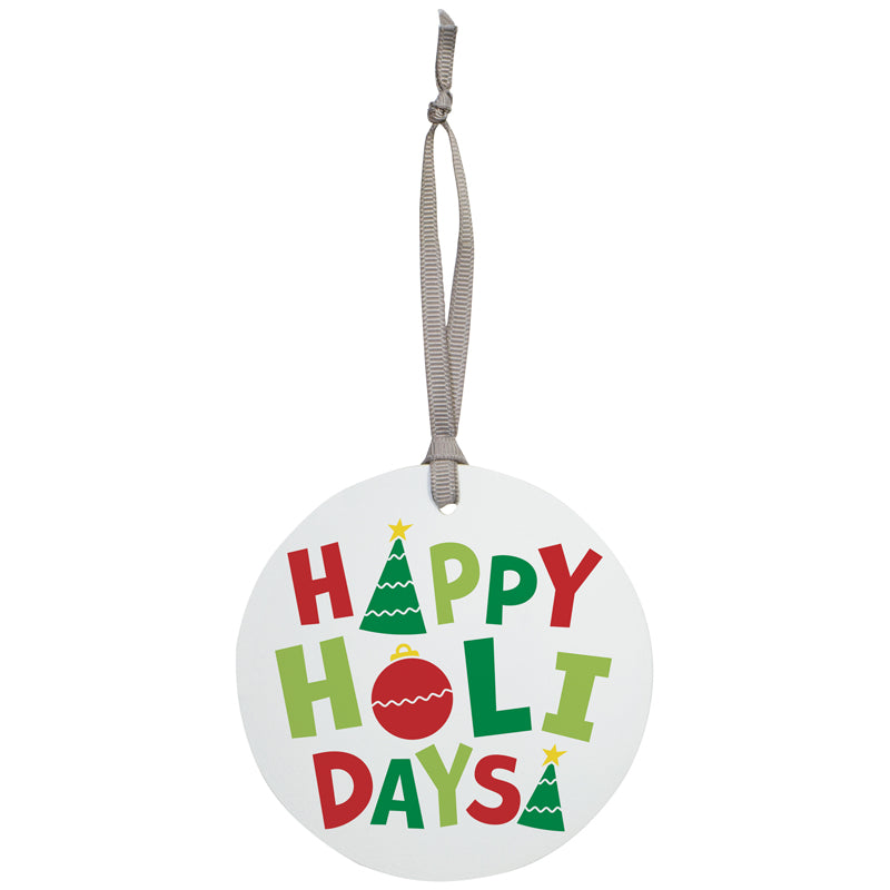 "Happy Holidays" Ornament