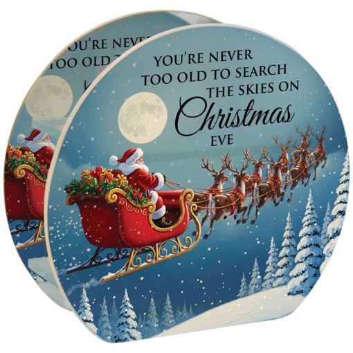 Santa Skies Tealight Candle Holder