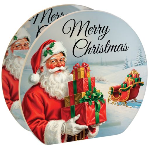 Merry Santa Tealight Candle Holder
