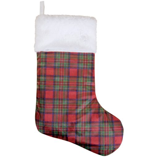 Christmas Plaid Stocking