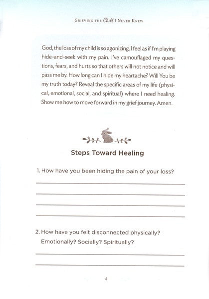 Grieving the Child I Never Knew: A Devotional for Comfort in the Loss of Your Unborn or Newly Born Child