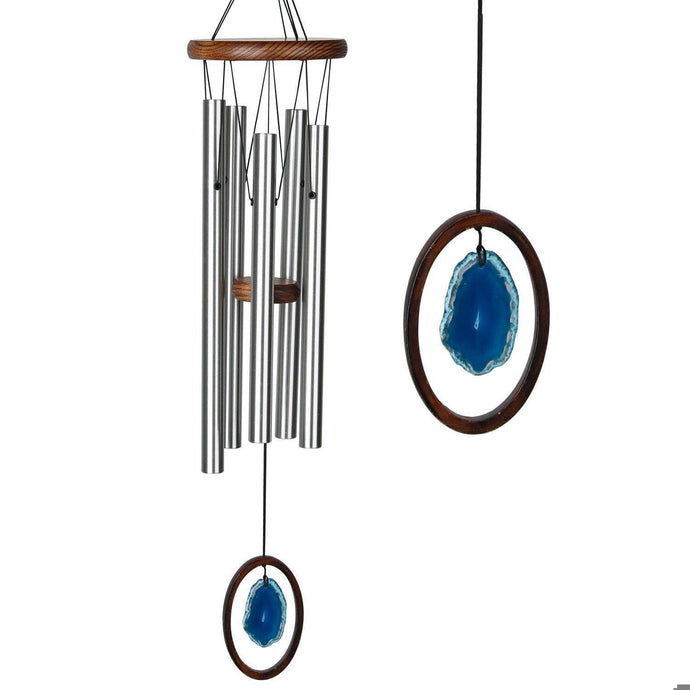 Agate Chime - Large Blue Wind Chime