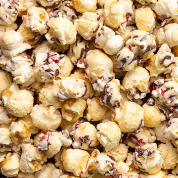 Holiday Peppermint Bark Popcorn