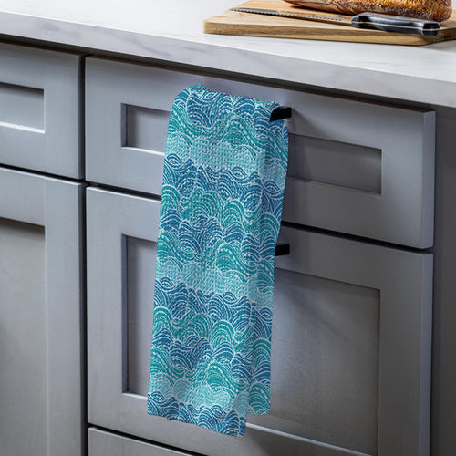 Make Waves Quick Dry Kitchen Towel, 18