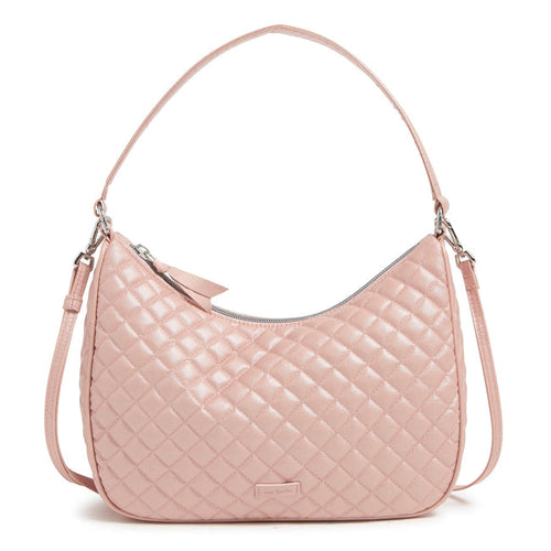 Vera Bradley Frannie Crescent Crossbody | Rose Quartz