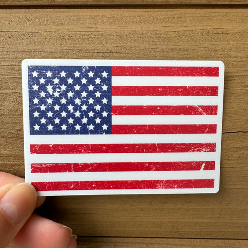 American Flag Sticker