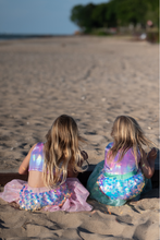 Bling Bling Mermaid Skirt & Hairclip Set Mint