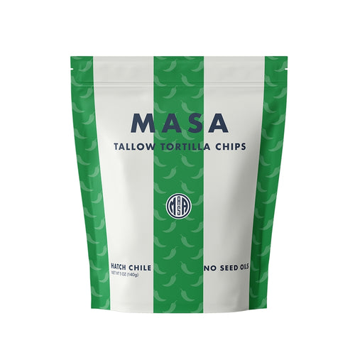 Masa Chips, Hatch Chile, 5oz Bag