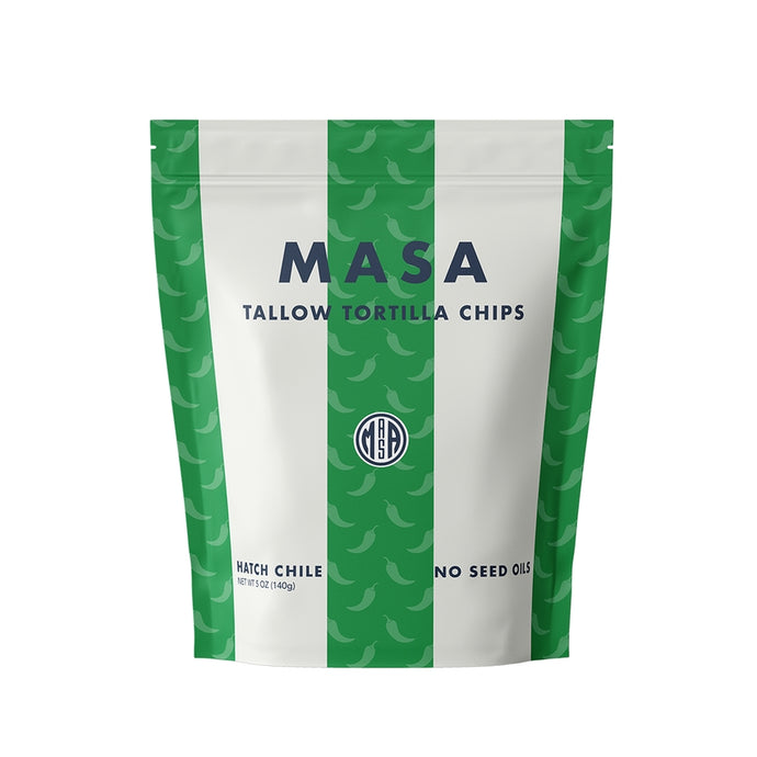 Masa Chips, Hatch Chile, 5oz Bag