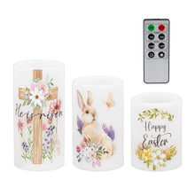 Easter LED Wax Candle Set