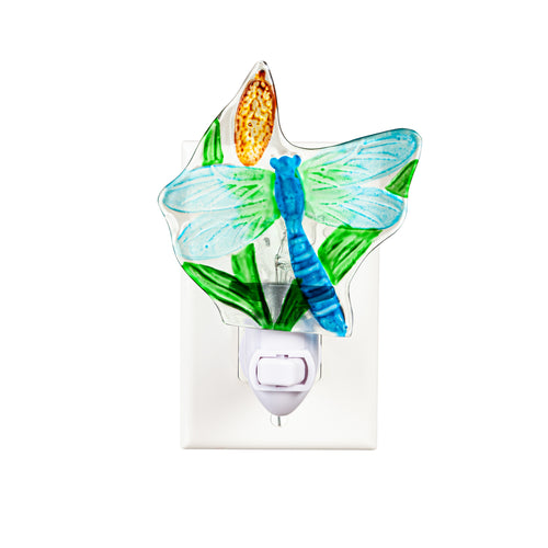 Glass Dragonfly Nightlight