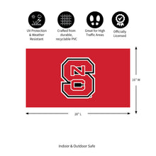 Full Color PVC Mat, 16" x 28", North Carolina State University