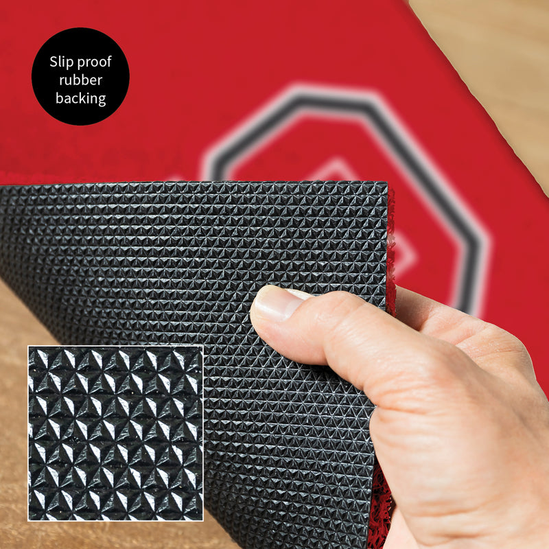 Full Color PVC Mat, 16" x 28", North Carolina State University