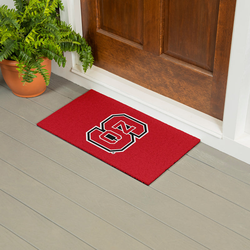 Full Color PVC Mat, 16" x 28", North Carolina State University
