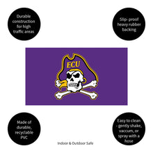Full Color PVC Mat, 16" x 28", East Carolina University