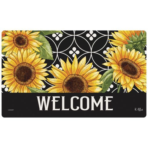 Welcome Sunflowers Mat