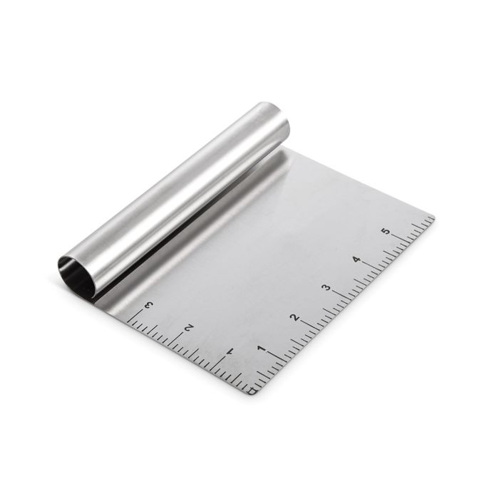 Mrs. Anderson's Baking Pastry Dough Cutter Scraper with Measurements