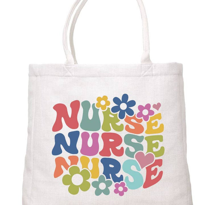 Retro Nurse Tote Bag