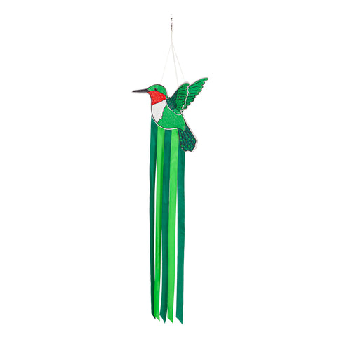 3D Hummingbird Shaped Fabric Wind Spinner
